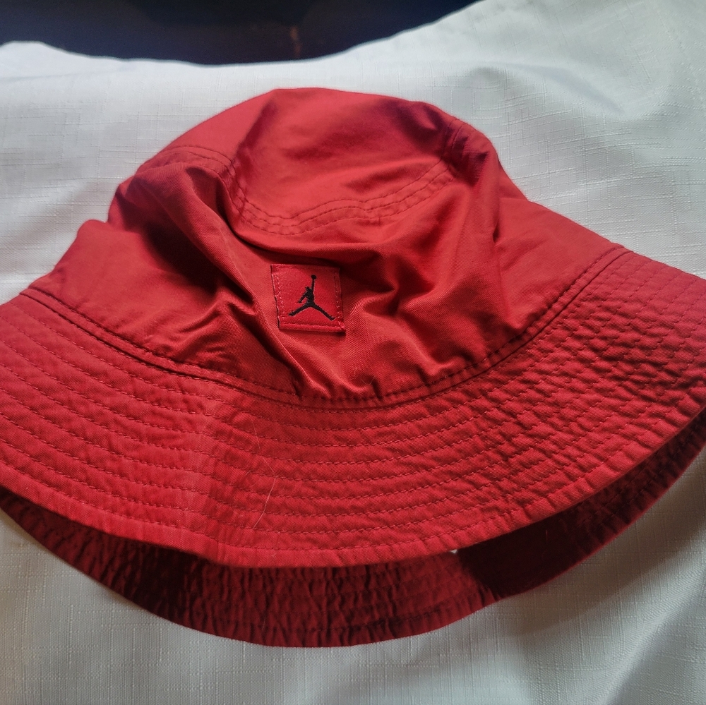 Jordan Red Bucket Hat Men's Size L/XL
